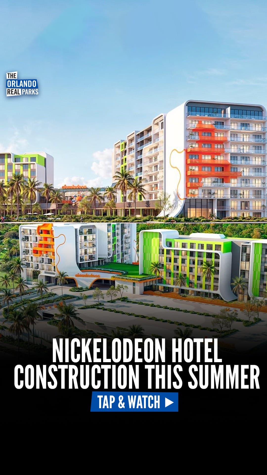 We've got updates on the Nickelodeon Hotel! 🧡