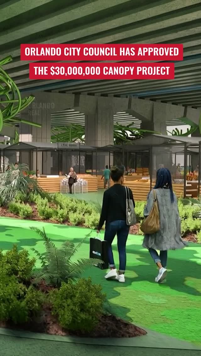 Orlando City Council has approved the $30 million price tag for The Canopy Project, a 14.5-acre public space coming to…