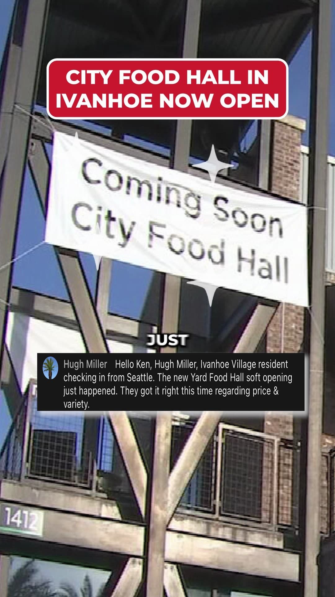 City Food Hall has started its soft opening in Ivanhoe Village. The 12,000-square-foot venue features a variety of…
