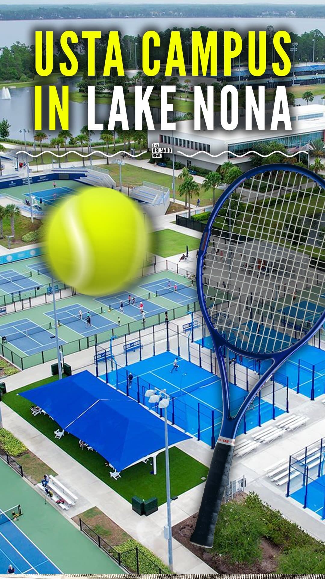🎾🏆 Did you know the USTA national campus is right here in Orlando? Located in Lake Nona, the USTA campus holds 98…